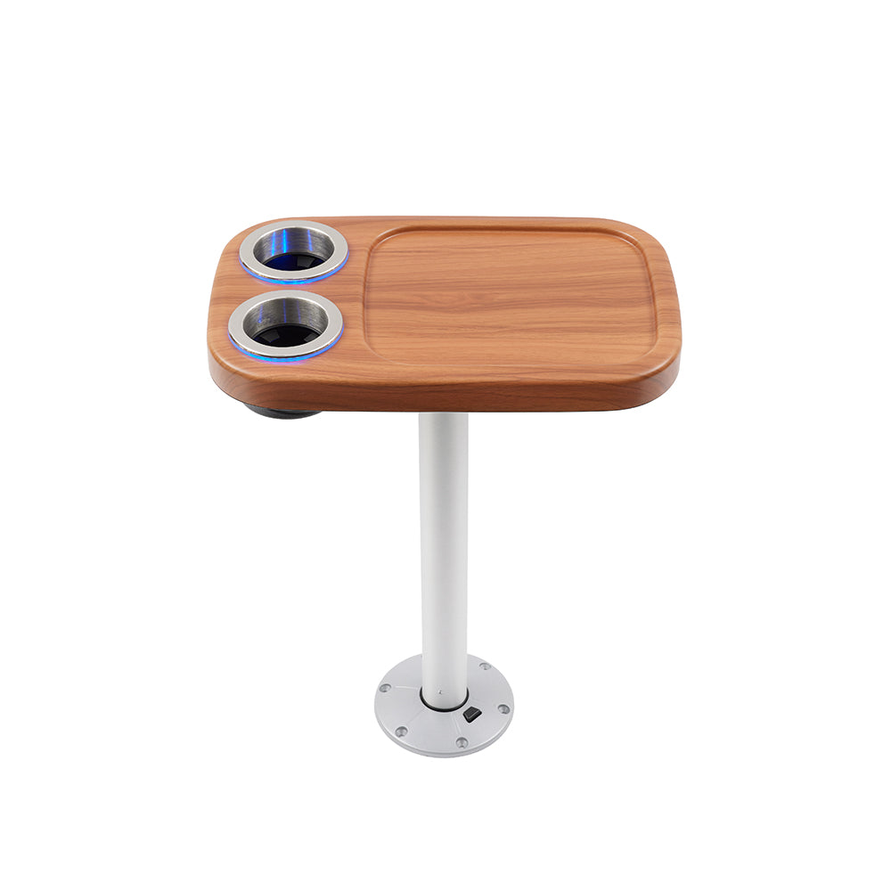 Cinnamon - Battery Powered LED Lit Cocktail Boat Table
