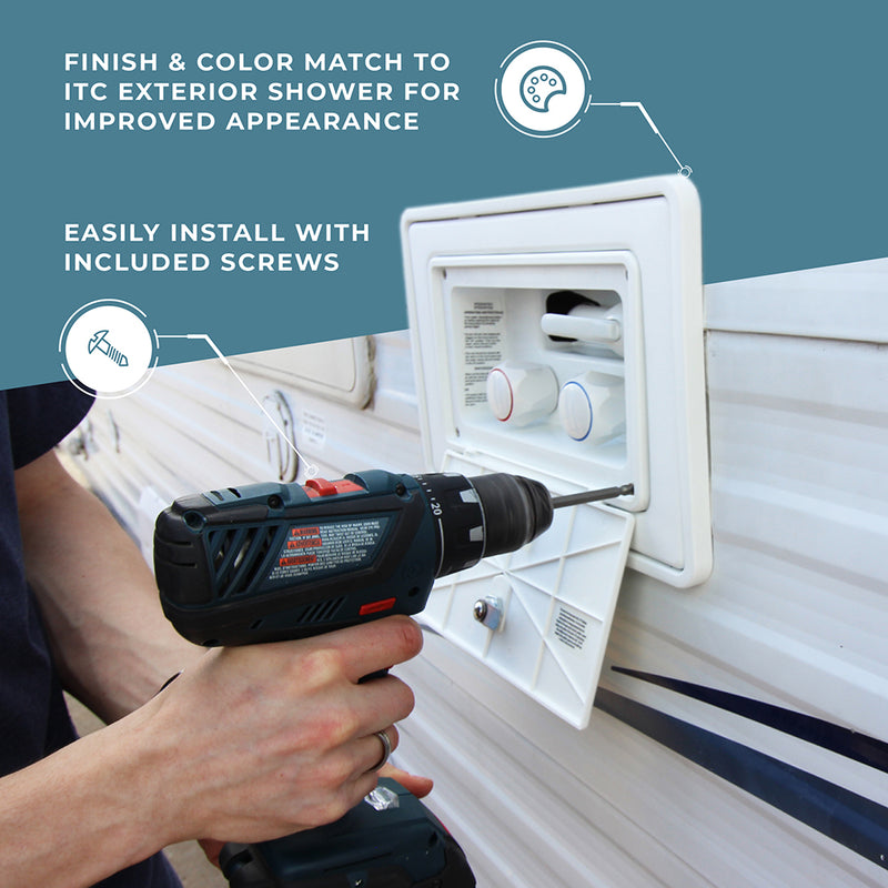 Fontana RV Exterior Shower W/Adapter & Spray Holder | ITC Shop Now