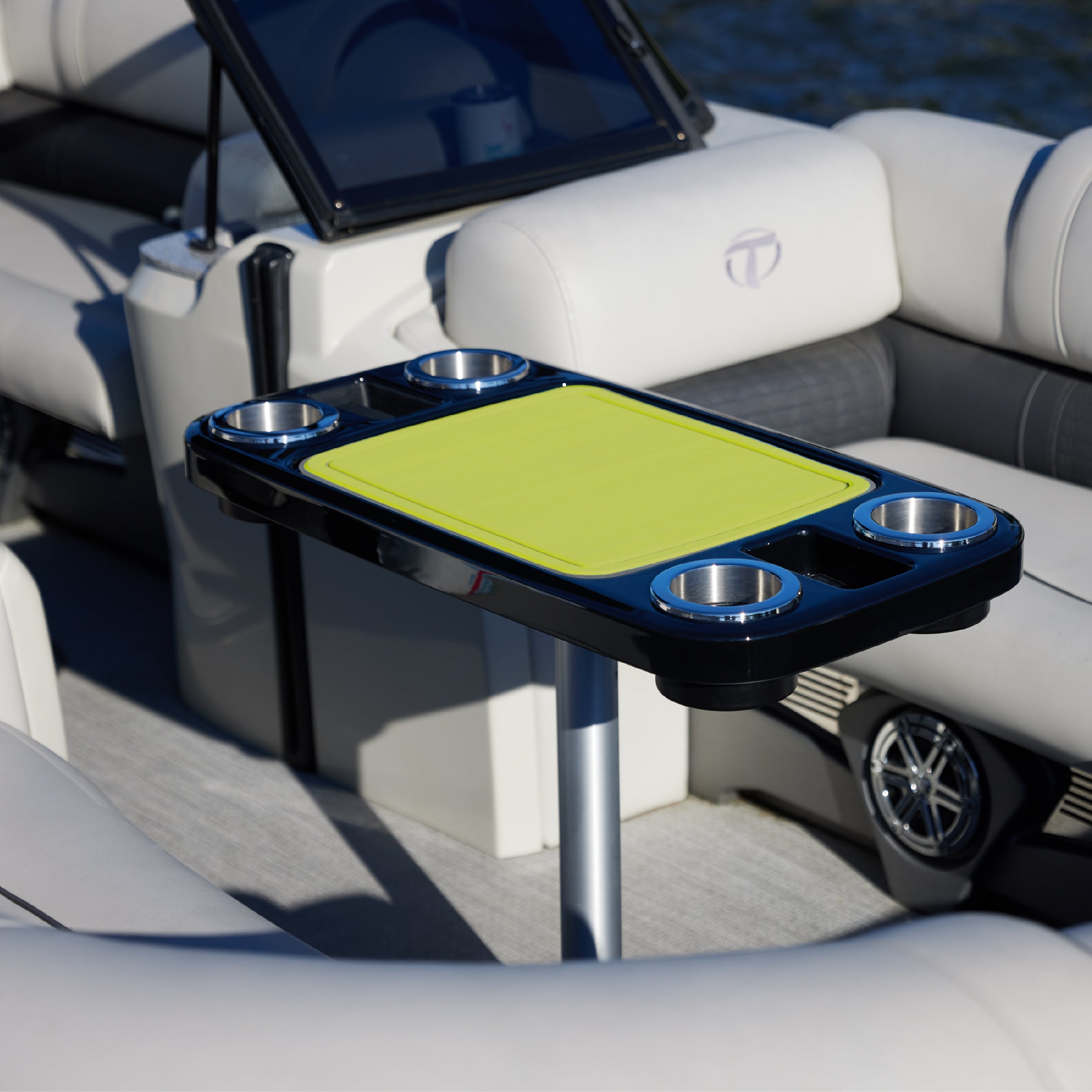 Party Boat Table Center Foam Neon Yellow Mats | ITC Shop Now