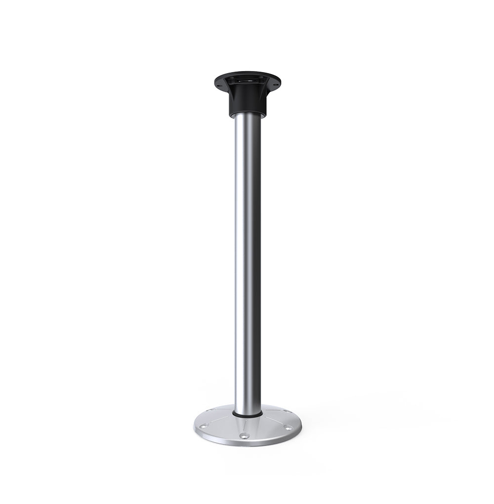 Redwood Boat & RV Table Leg Kit - Silver & Black Finishes
