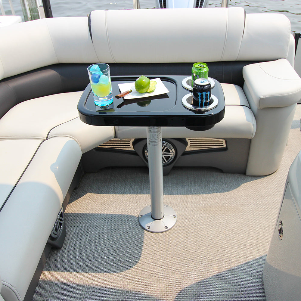 Manufacturers' Select ITC Marine Cocktail Boat Table Leg Set. Pontoon  Accessories, Marine Pedestal Table with Center Foam Mat
