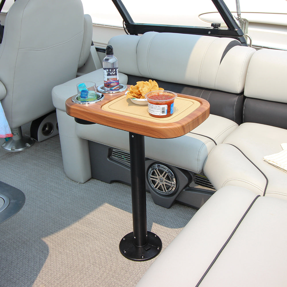 Cinnamon - Non-lit Cocktail Boat Table Systems w/ Center Foam Mat | ITC SHOP NOW