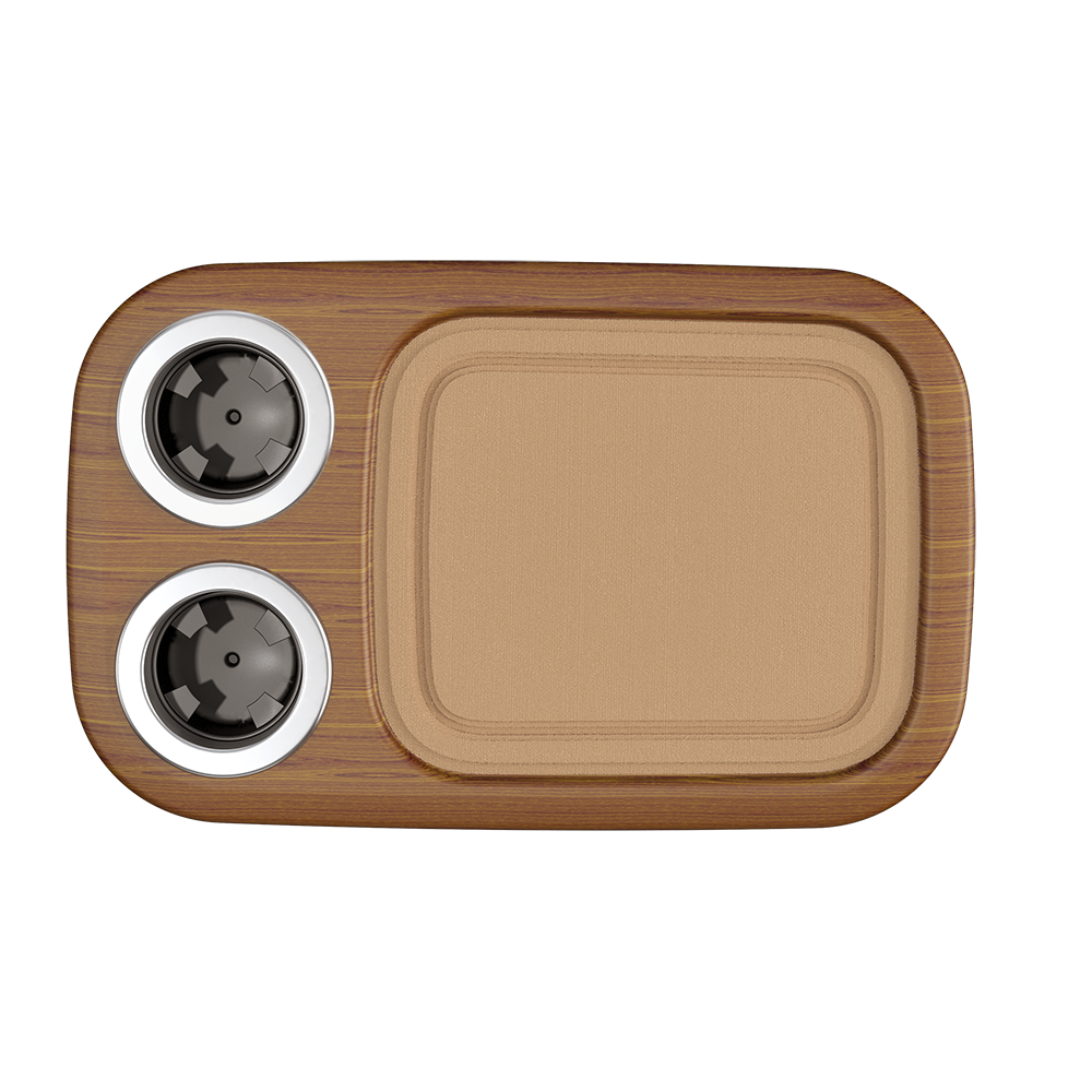 Cinnamon - Non-lit Cocktail Boat Table Systems w/ Center Foam Mat | ITC SHOP NOW